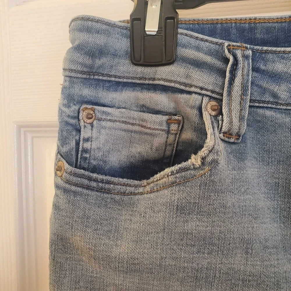Pistola Arielle Women Sz 28 light‎ wash Skinny ankle Jean Comfort Stretch Casual